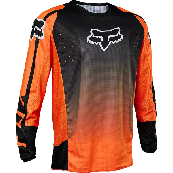 FOX Polera Moto 180 Leed Naranjo/Negro - Rideshop