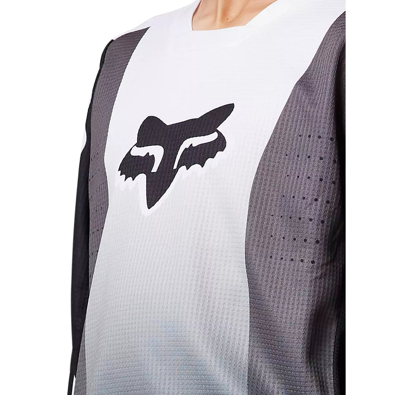 FOX Polera Moto Niño 180 Leed Negro/Blanco - Rideshop