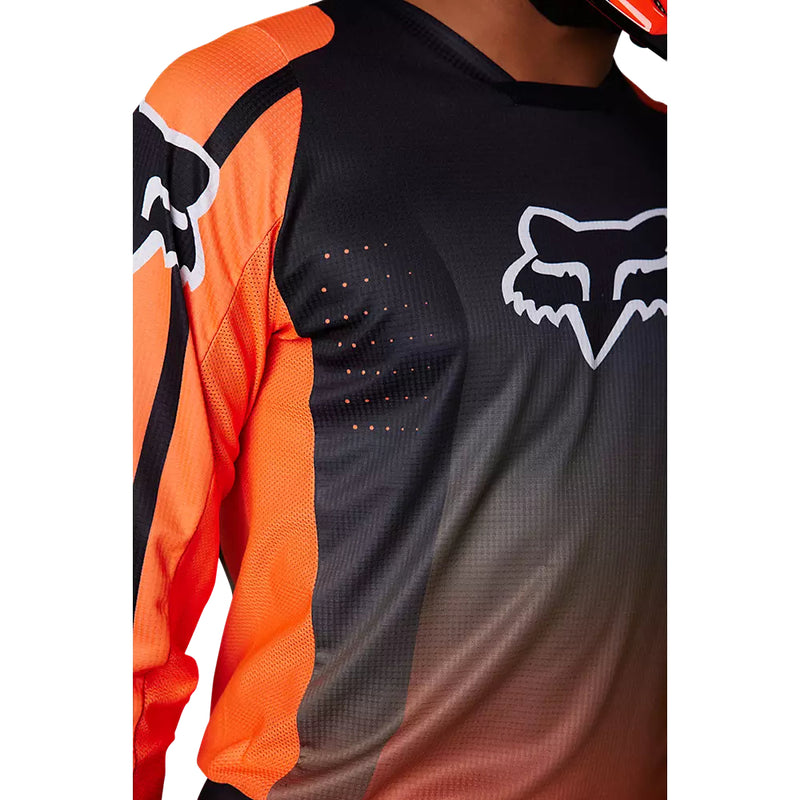 FOX Polera Moto 180 Leed Naranjo/Negro - Rideshop