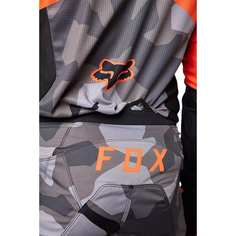 FOX Pantalon Moto 180 BKNR Camo Gris/Naranjo - Rideshop