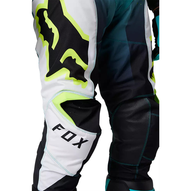 FOX Pantalon Moto 180 Leed Celeste/Blanco - Rideshop