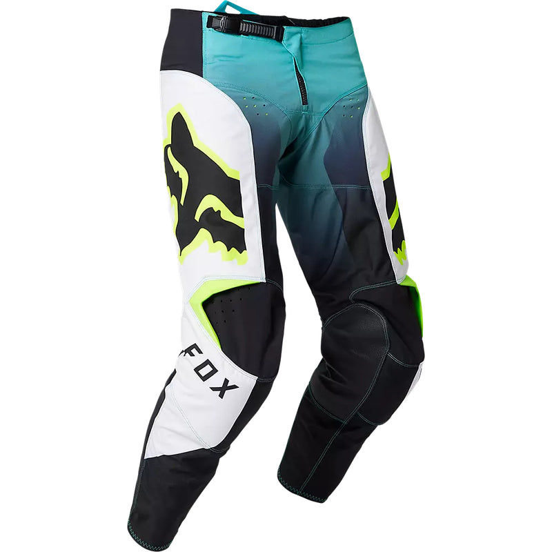 FOX Pantalon Moto 180 Leed Celeste/Blanco - Rideshop