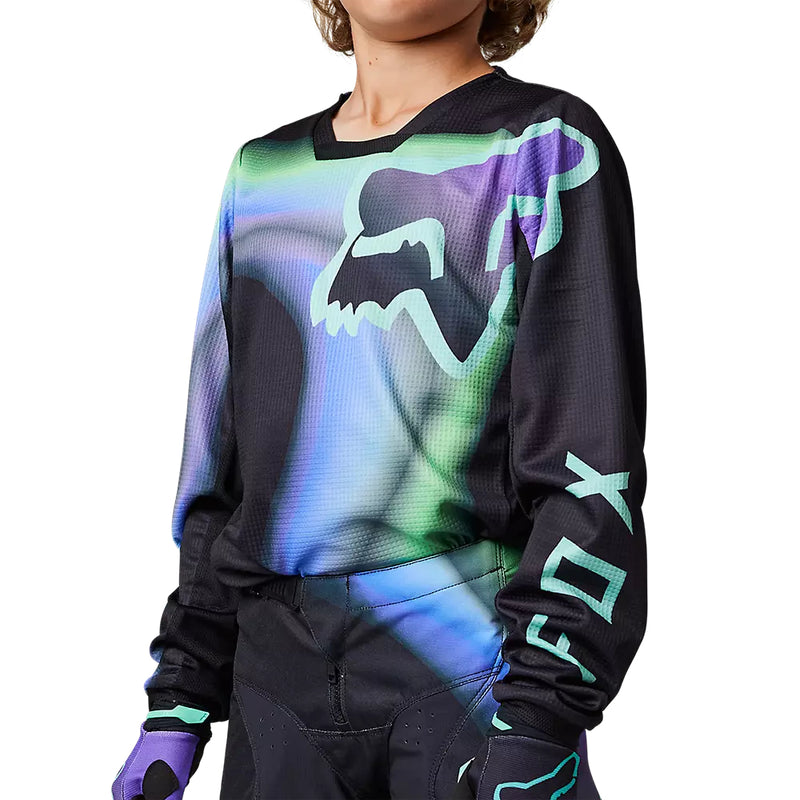 FOX Polera Moto Niño 180 Toxsyk Negro - Rideshop