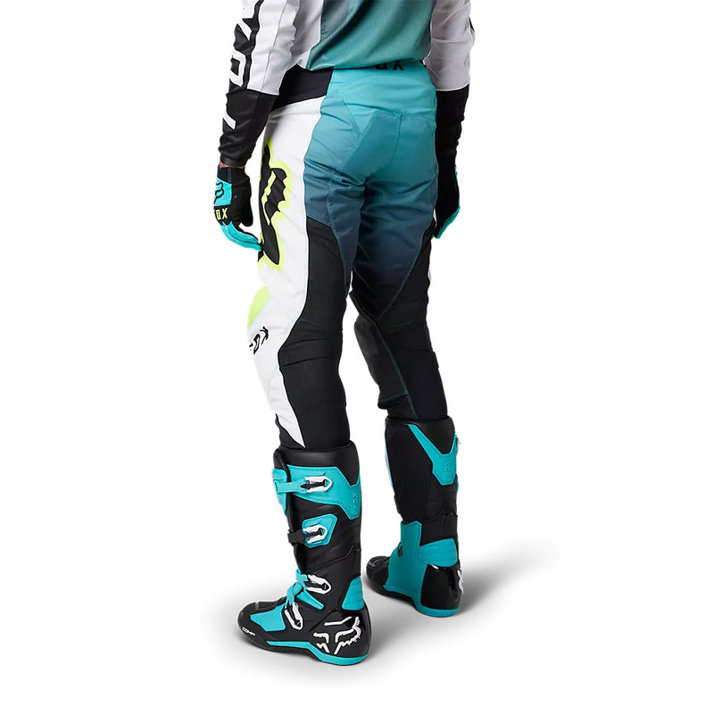 FOX Pantalon Moto 180 Leed Celeste/Blanco - Rideshop