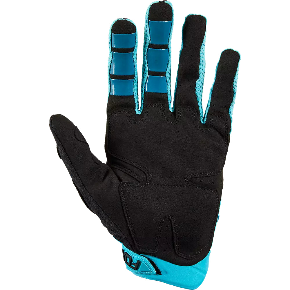 FOX Guantes Moto Mujer Pawtector Celeste/Negro - Rideshop