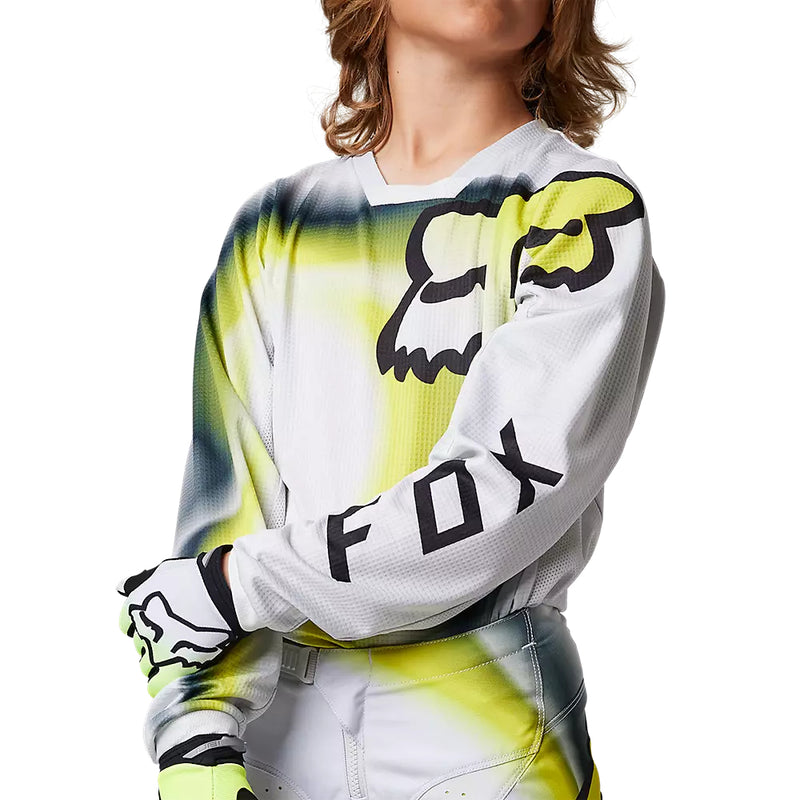 FOX Polera Moto Niño 180 Toxsyk Amarillo - Rideshop