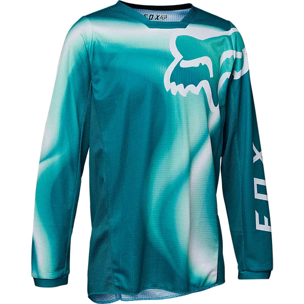 FOX Polera Moto Niña 180 Toxsyk Celeste - Rideshop