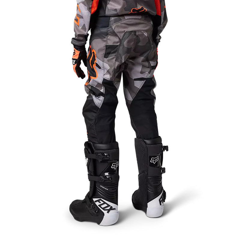 FOX Pantalon Moto Niño 180 BKNR Camo Gris/Naranjo - Rideshop