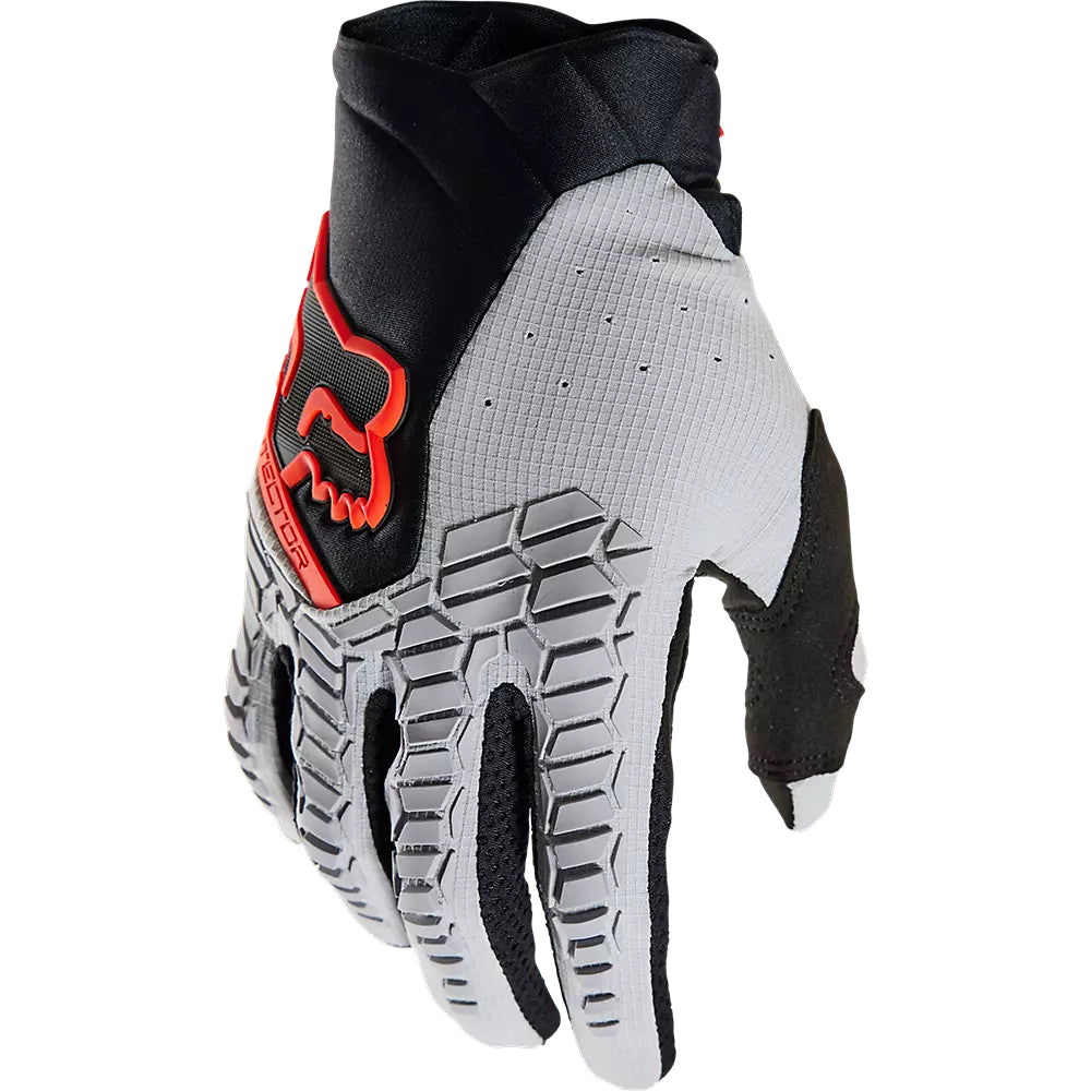 FOX Guantes Moto Mujer Pawtector CE Gris/Rojo - Rideshop