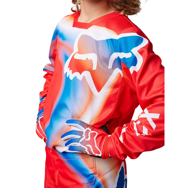 FOX Polera Moto Niño 180 Toxsyk Rojo - Rideshop