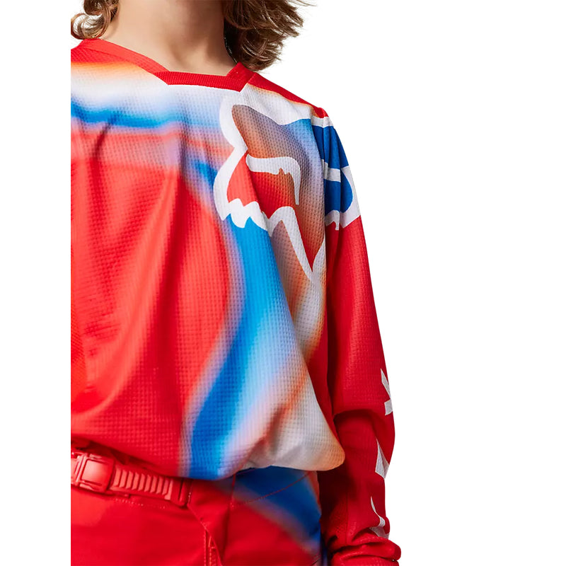 FOX Polera Moto Niño 180 Toxsyk Rojo - Rideshop