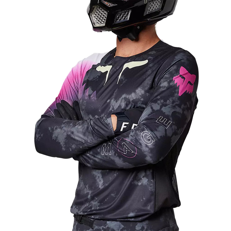 FOX Polera Moto Flexair Detonate Negro - Rideshop