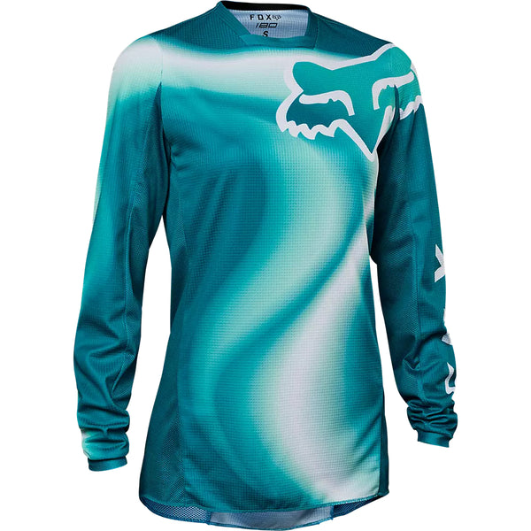 FOX Polera Moto Mujer 180 Toxsyk Celeste - Rideshop