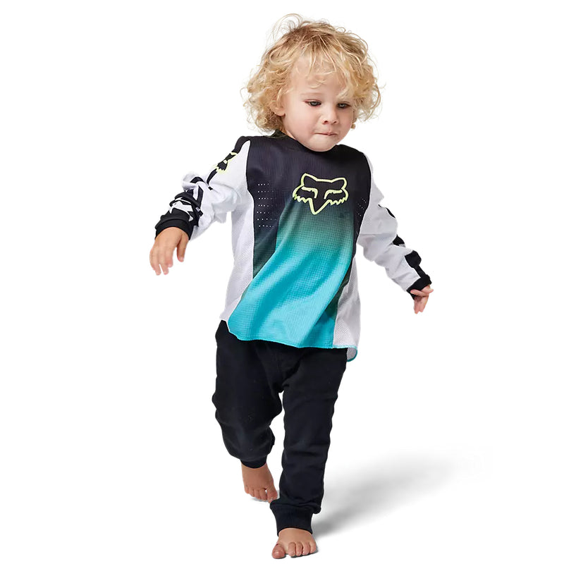 FOX Polera Moto Infantil 180 Leed Celeste Rideshop