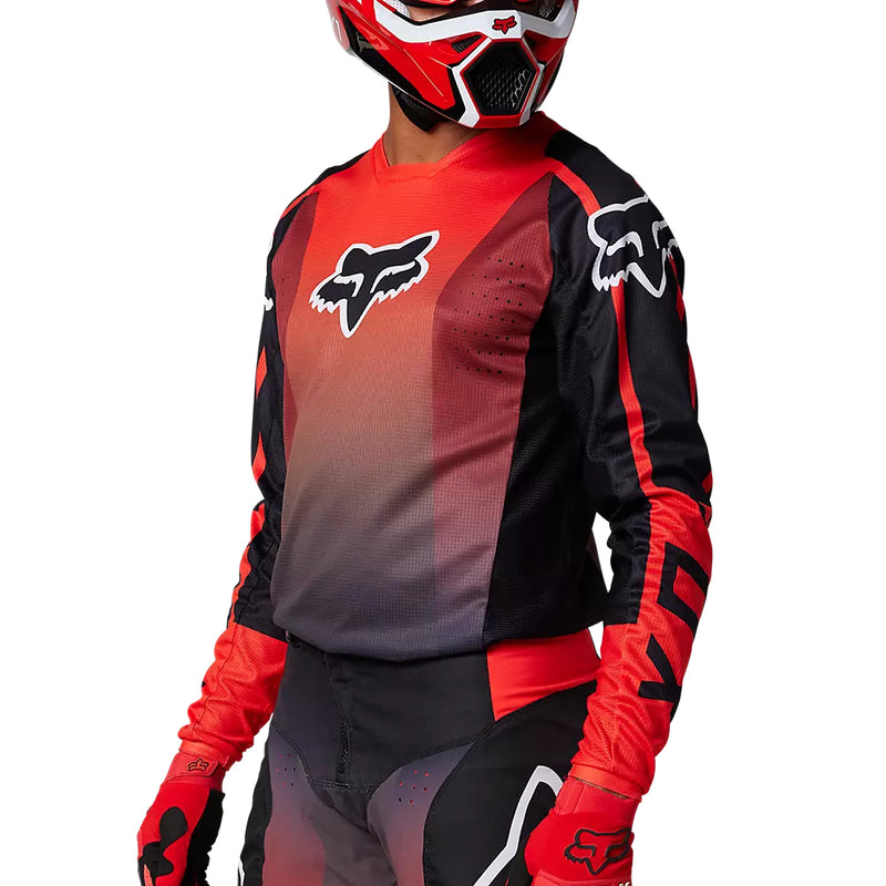 FOX Polera Moto 180 Leed Rojo/Negro - Rideshop