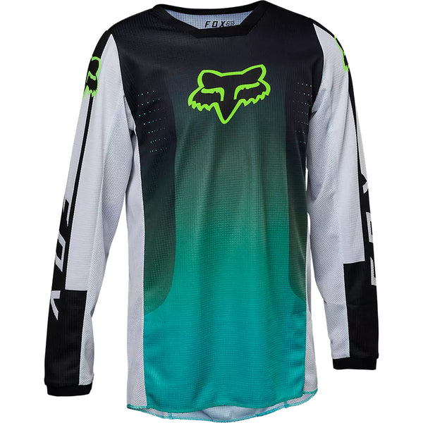 FOX Polera Moto Infantil 180 Leed Celeste - Rideshop