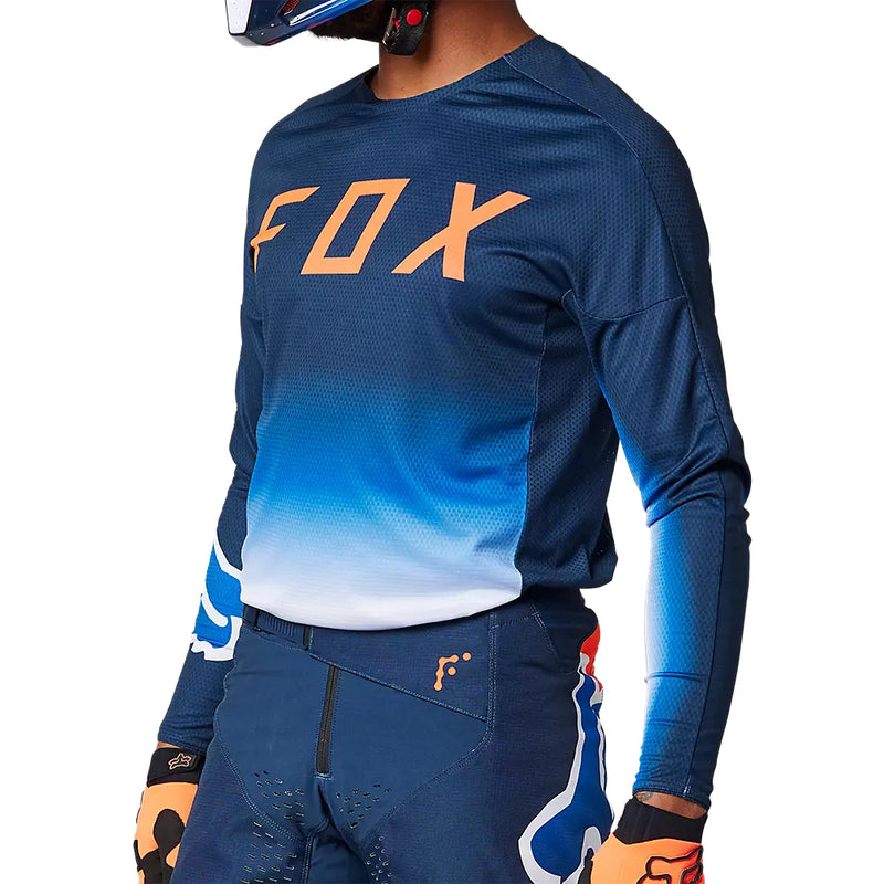 FOX Polera Moto 360 Fgmnt Azul - Rideshop