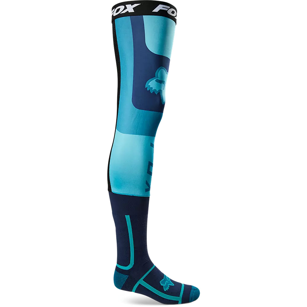 FOX Calcetines Moto Flexair Knee Brace Celeste - Rideshop