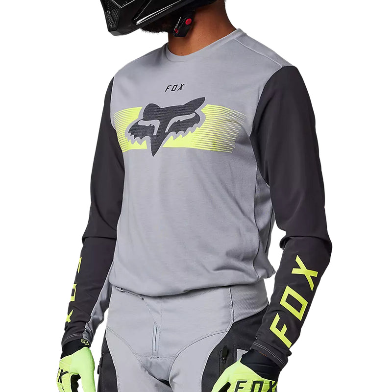 FOX Polera Moto Ranger Offroad Gris - Rideshop