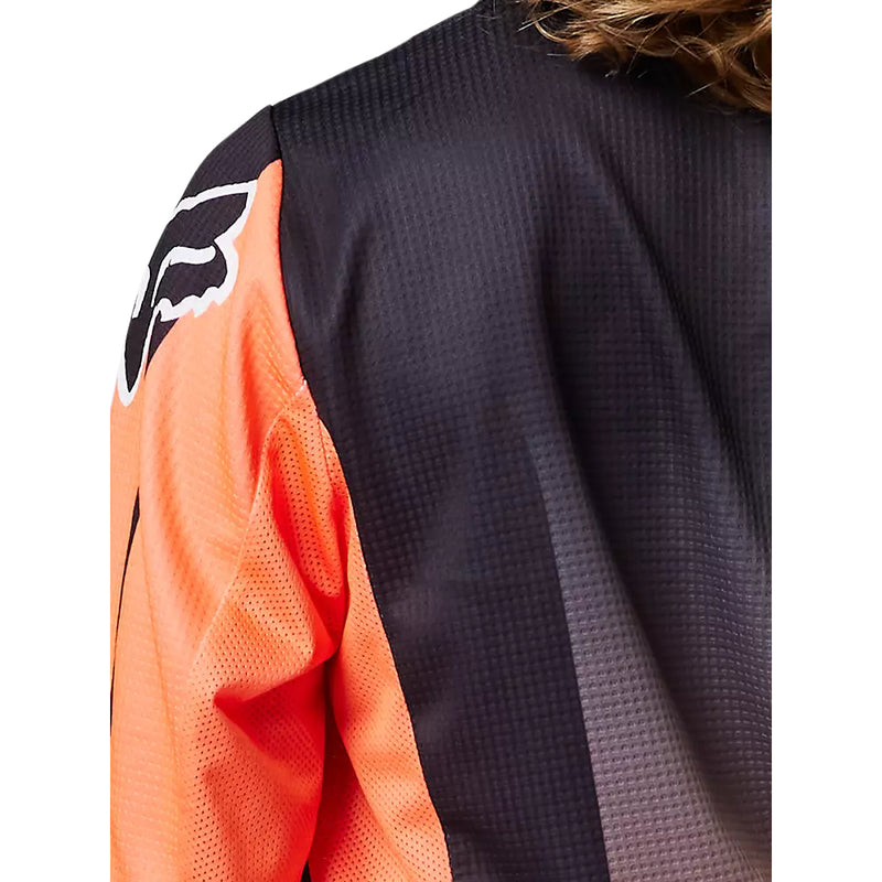 FOX Polera Moto Niño 180 Leed Naranjo/Negro - Rideshop