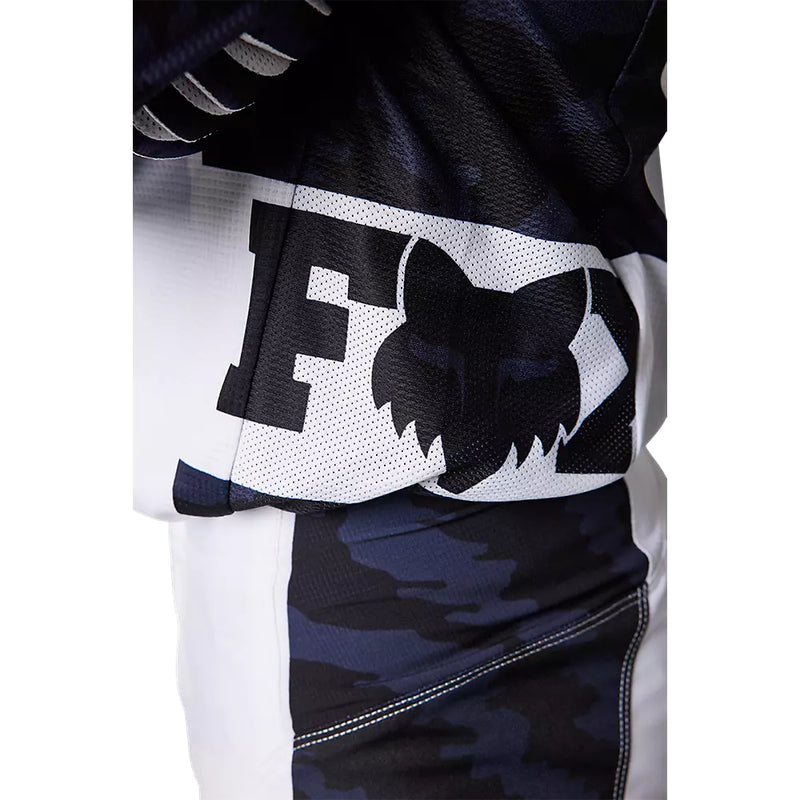 FOX Polera Moto 180 Nuklr Azul/Blanco - Rideshop