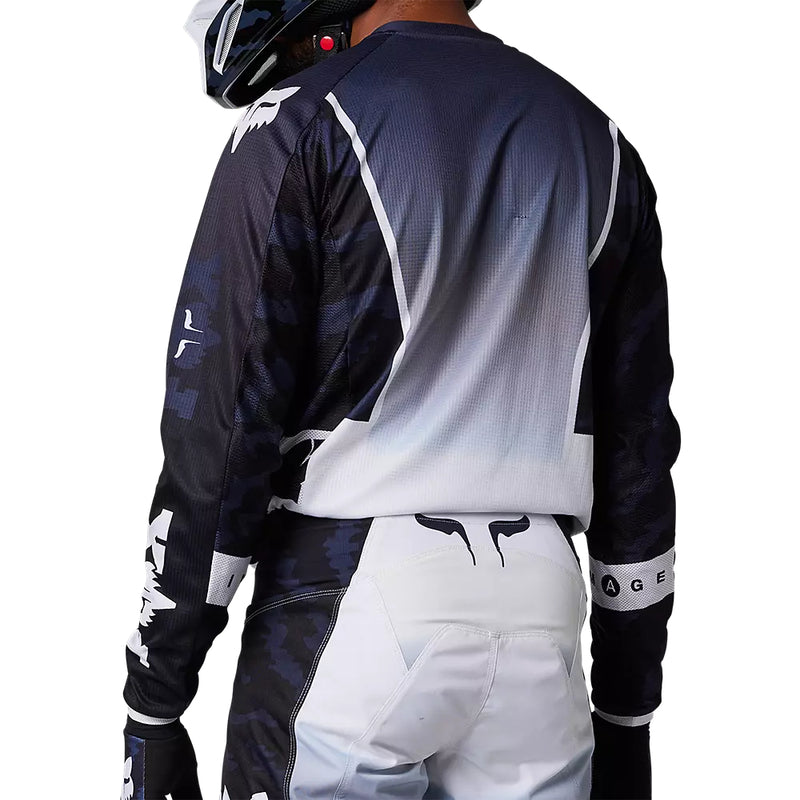 FOX Polera Moto 180 Nuklr Azul/Blanco - Rideshop