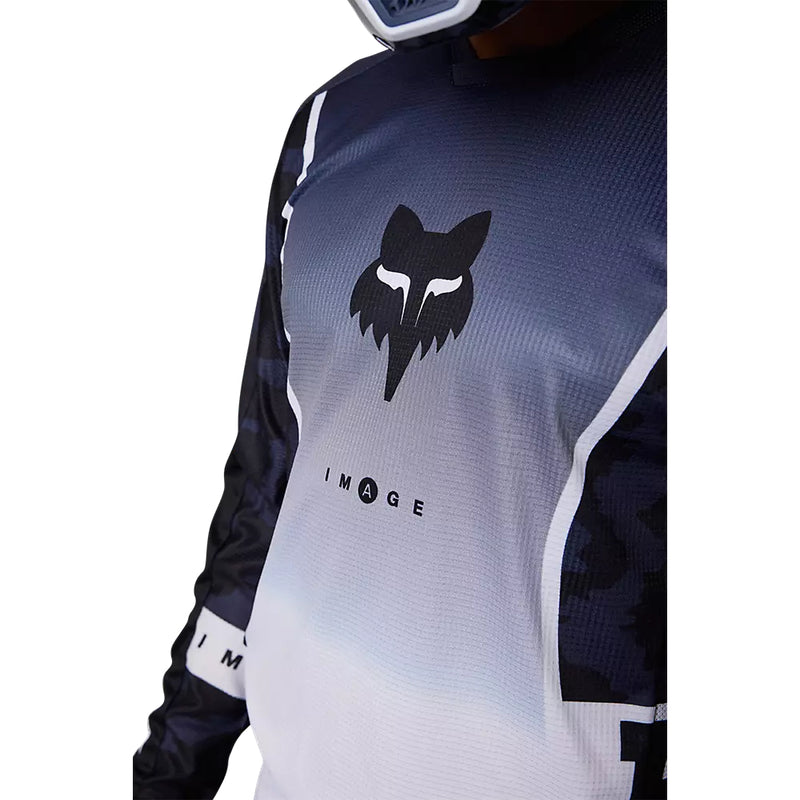 FOX Polera Moto 180 Nuklr Azul/Blanco - Rideshop