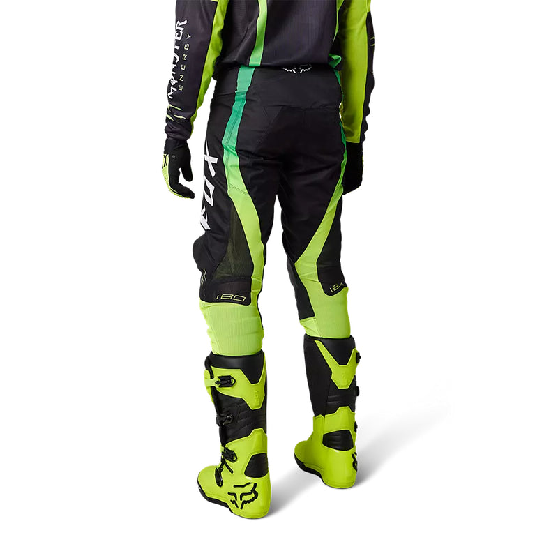 FOX Pantalon Moto 180 Monster Negro/Verde - Rideshop