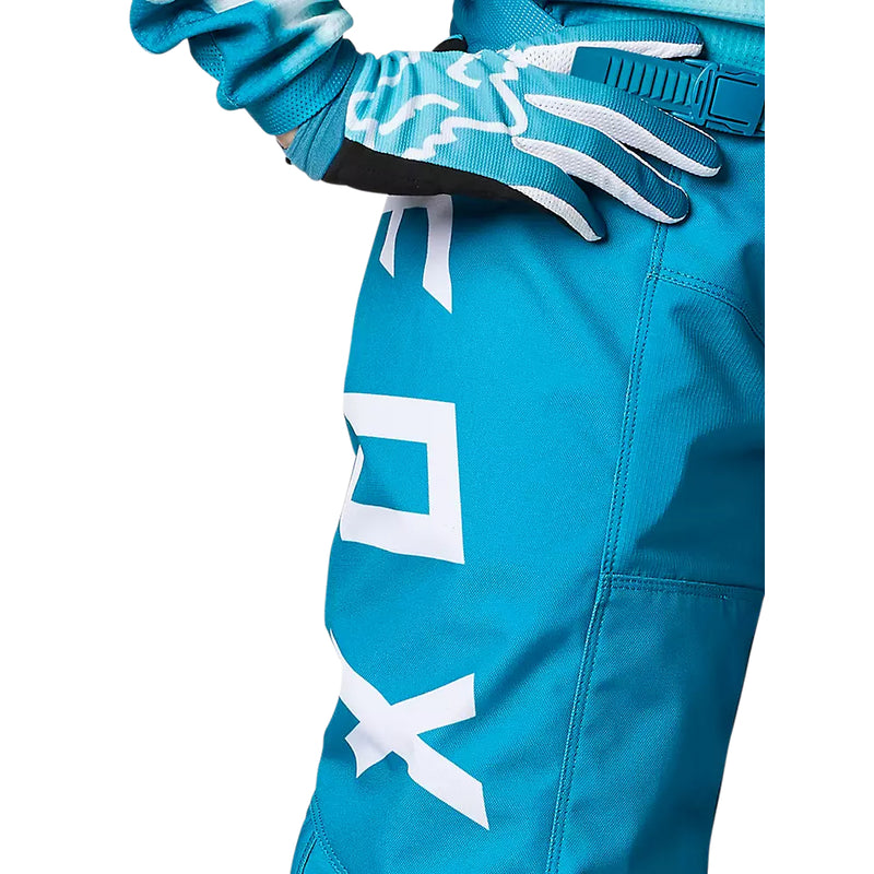 FOX Pantalon Moto Mujer 180 Toxsyk Celeste - Rideshop