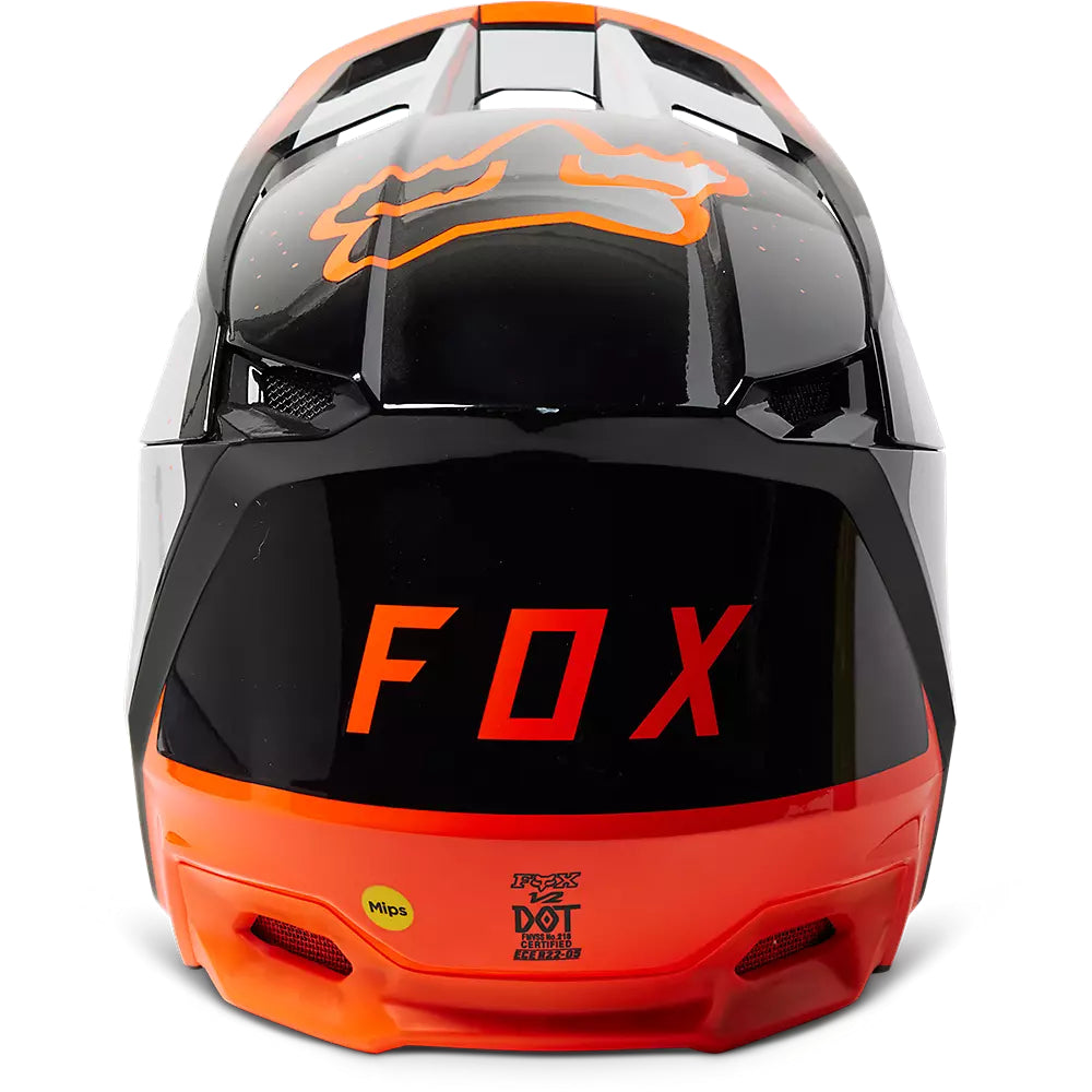 FOX Casco Moto V2 Vizen Naranjo - Rideshop