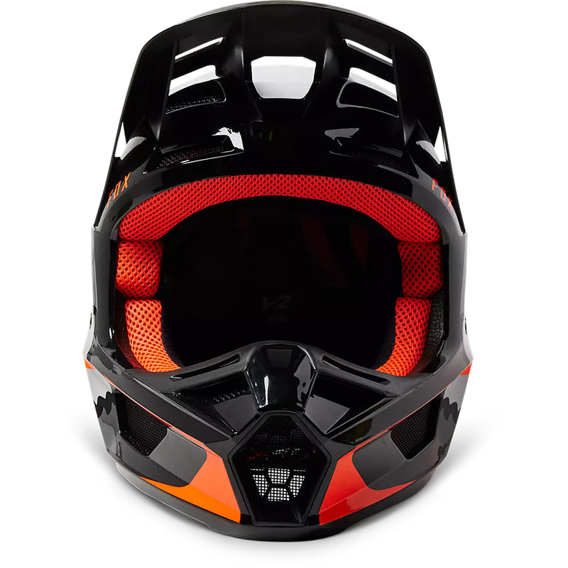 FOX Casco Moto V2 Vizen Naranjo - Rideshop