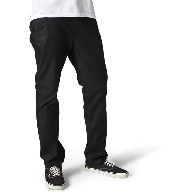 Pantalon Lifestyle Essex Slim Elastico Negro Fox - Rideshop