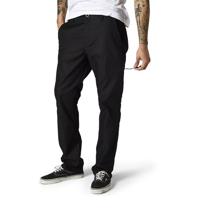 Pantalon Lifestyle Essex Slim Elastico Negro Fox - Rideshop