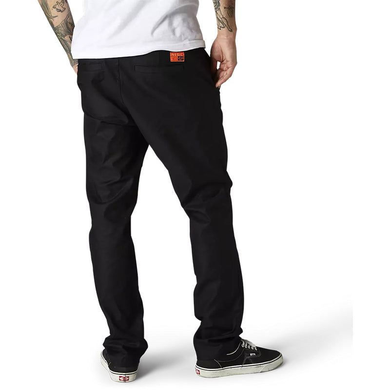 Pantalon Lifestyle Essex Slim Elastico Negro Fox - Rideshop