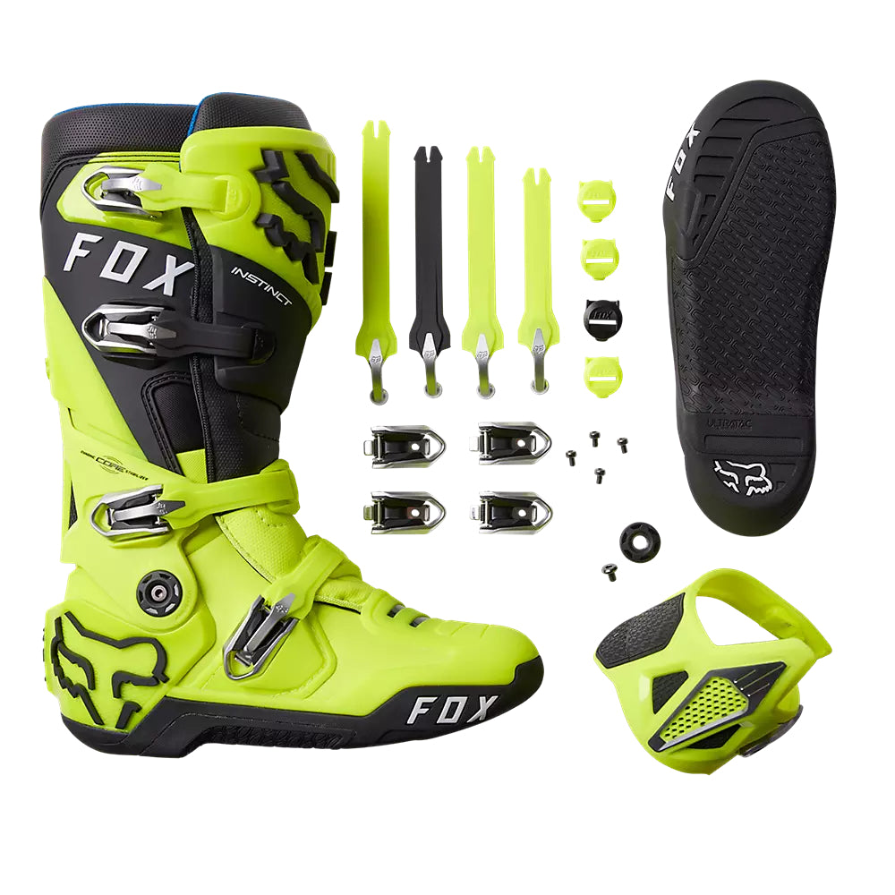 FOX Botas Moto Instinct Amarillo - Rideshop