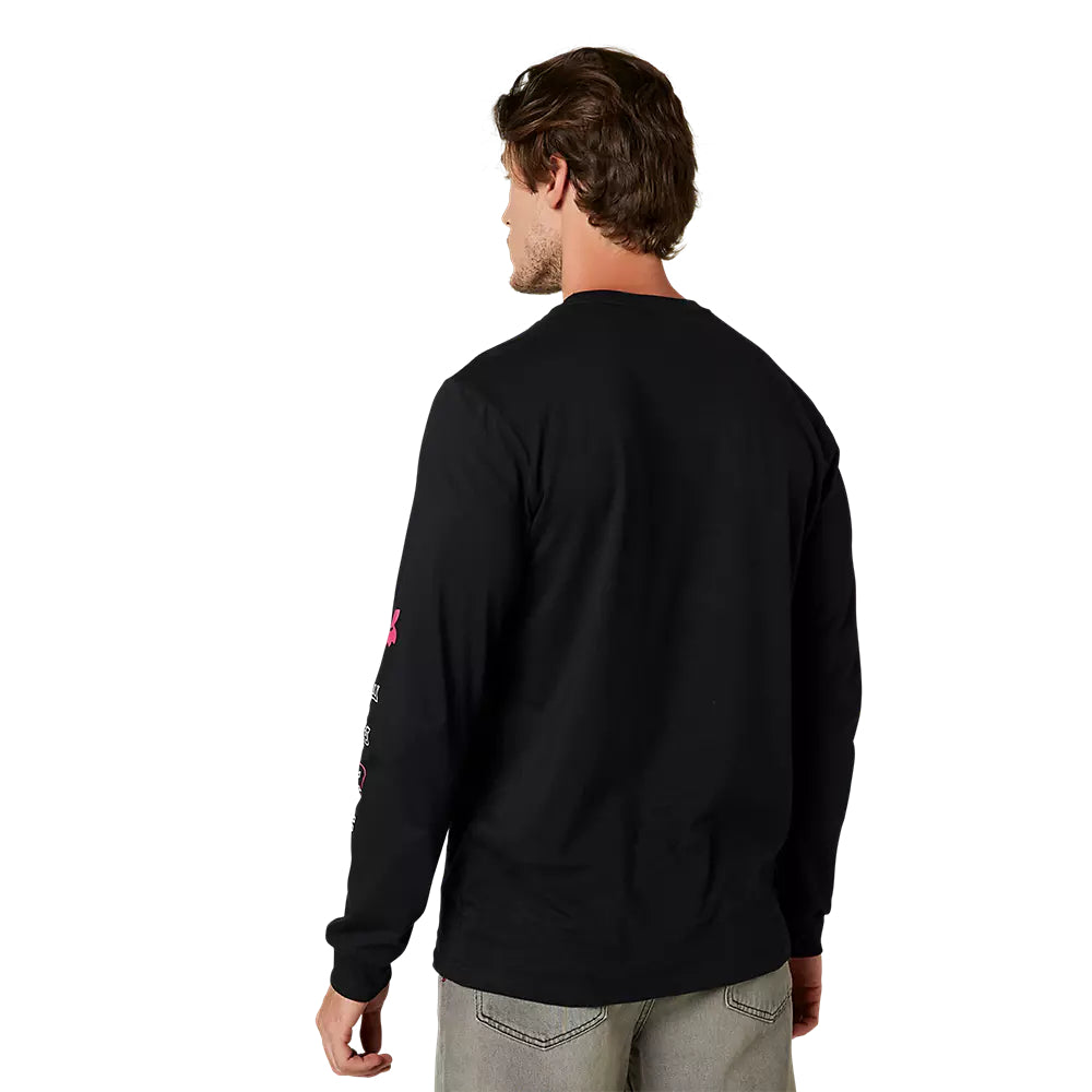 FOX Polera Lifestyle Manga Larga Detonate Negro - Rideshop