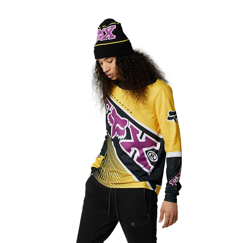 FOX Polera Lifestyle Manga Larga Burm Amarillo - Rideshop