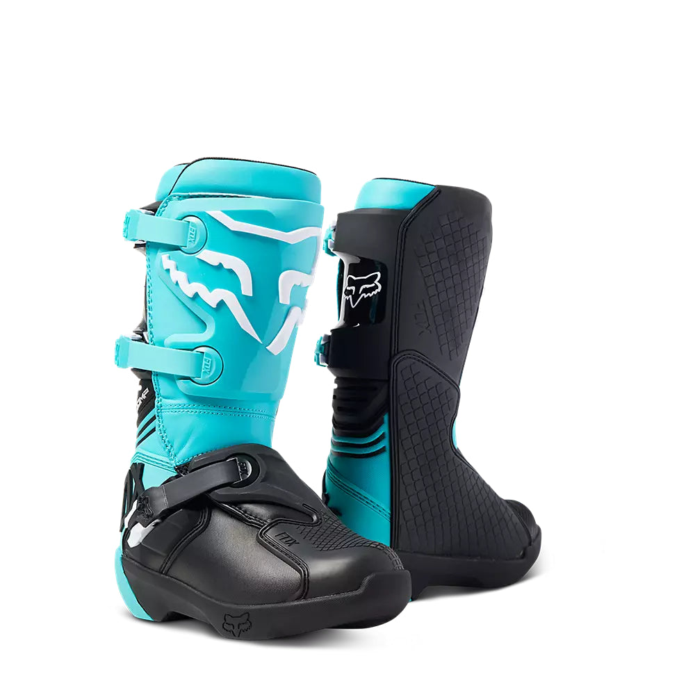 FOX Botas Moto Niño Comp Celeste - Rideshop