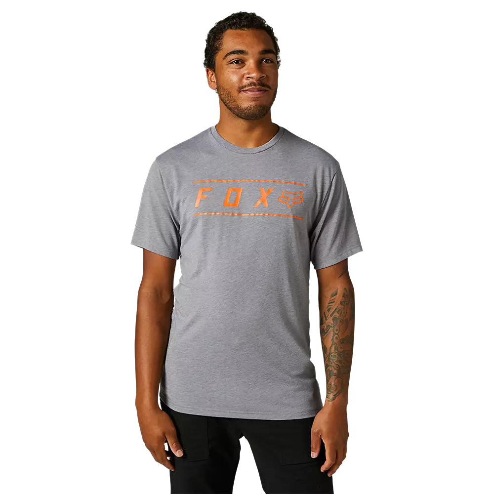 FOX Polera Lifestyle Pinnacle Gris/Naranjo - Rideshop
