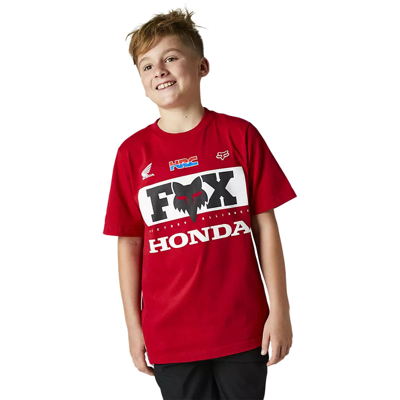 FOX Polera Niño Lifestyle Honda Rojo - Rideshop