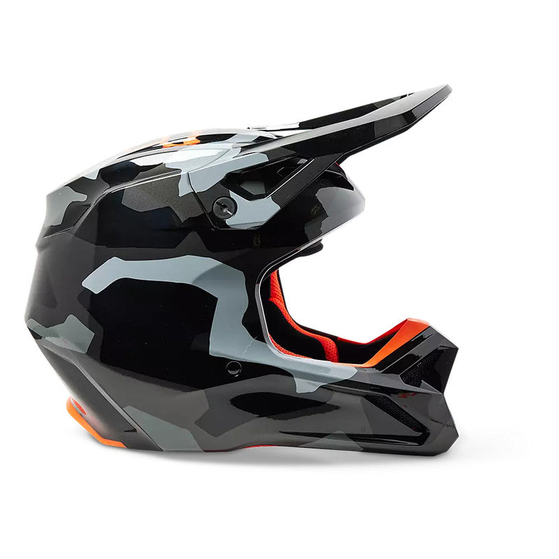 FOX Casco Moto Niño V1 Bnkr Camo Negro - Rideshop