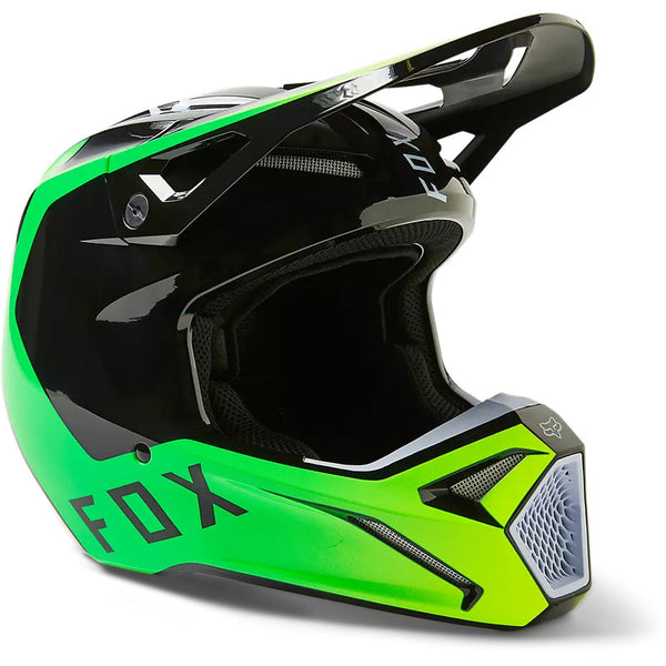 FOX Casco Moto V1 Dpth Negro/Verde - Rideshop