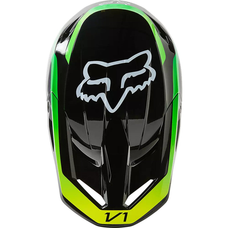 FOX Casco Moto V1 Dpth Negro/Verde - Rideshop