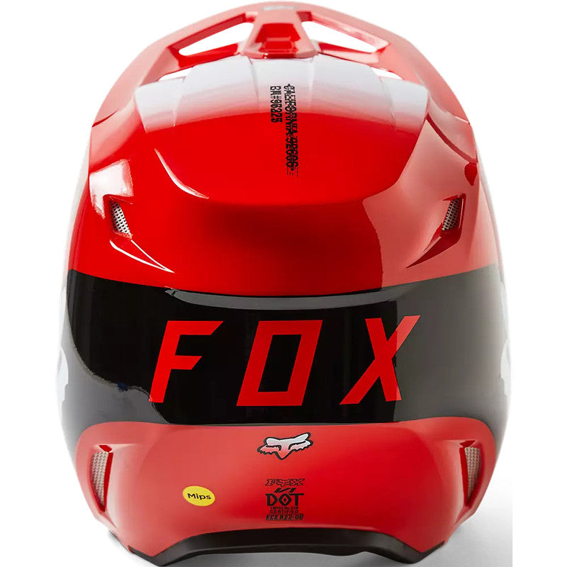 Casco Moto V1 Toxsyk Rojo/Negro Fox - Rideshop