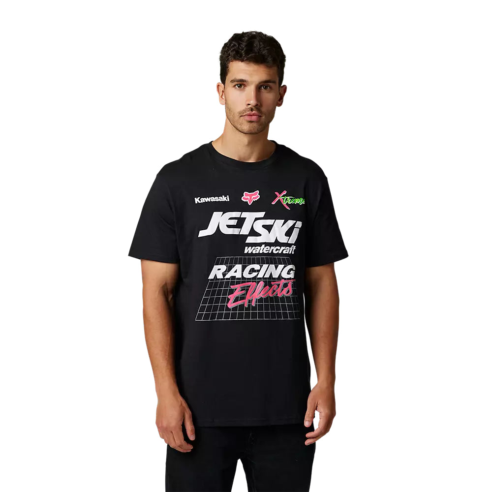 FOX Polera Lifestyle Kawasaki Wet 'N' Wild Negro - Rideshop