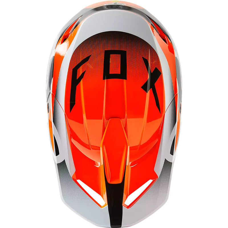 FOX Casco Moto V1 Leed Naranjo - Rideshop