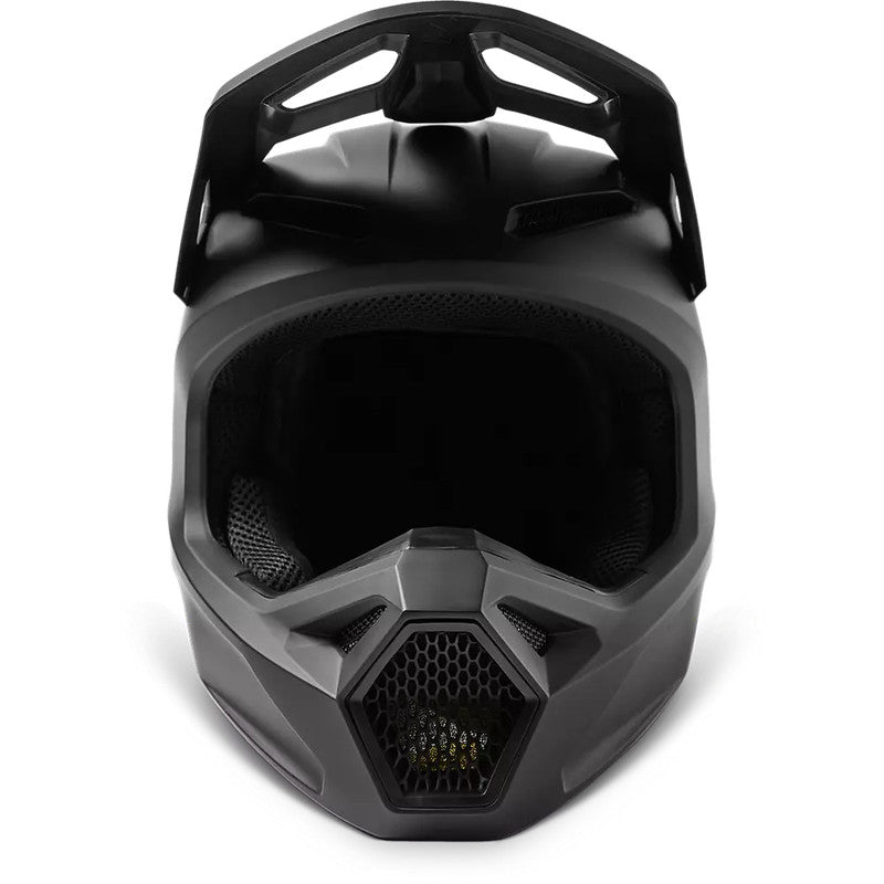 Casco Moto Niño V1 Negro Mate Fox - Rideshop