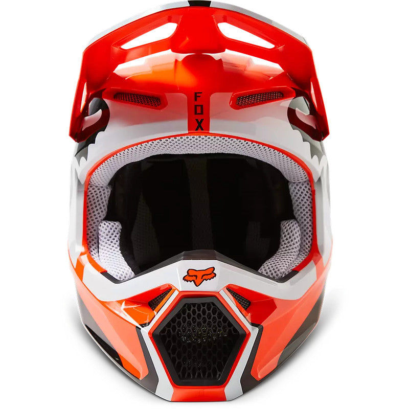 FOX Casco Moto V1 Leed Naranjo - Rideshop