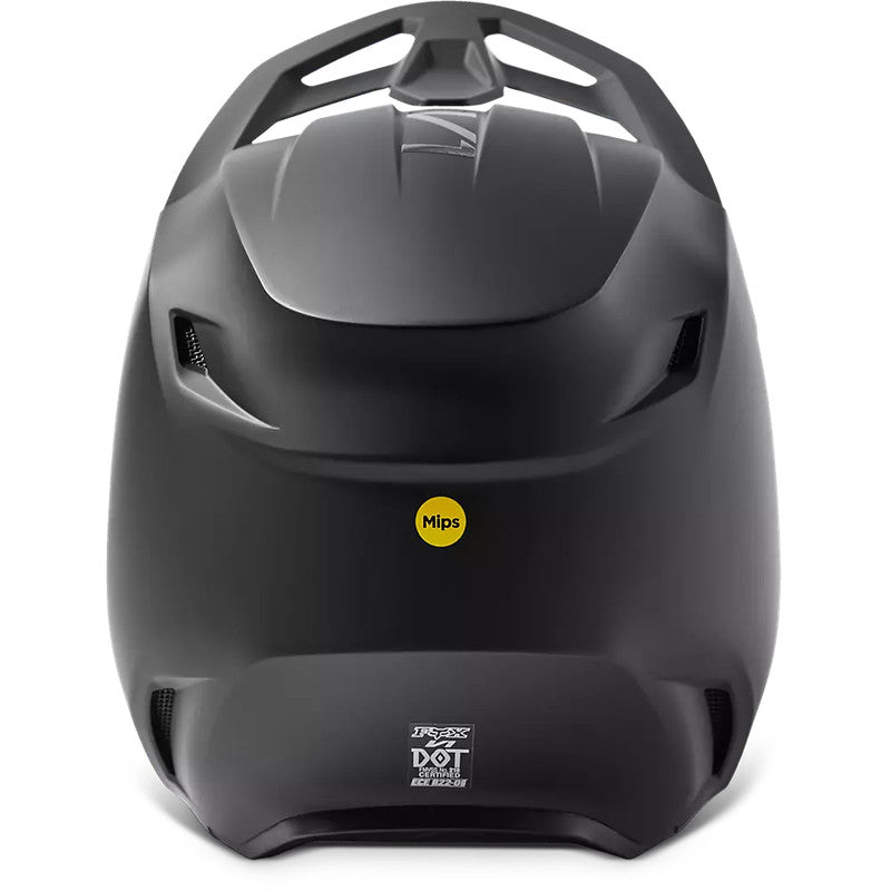 Casco Moto Niño V1 Negro Mate Fox - Rideshop