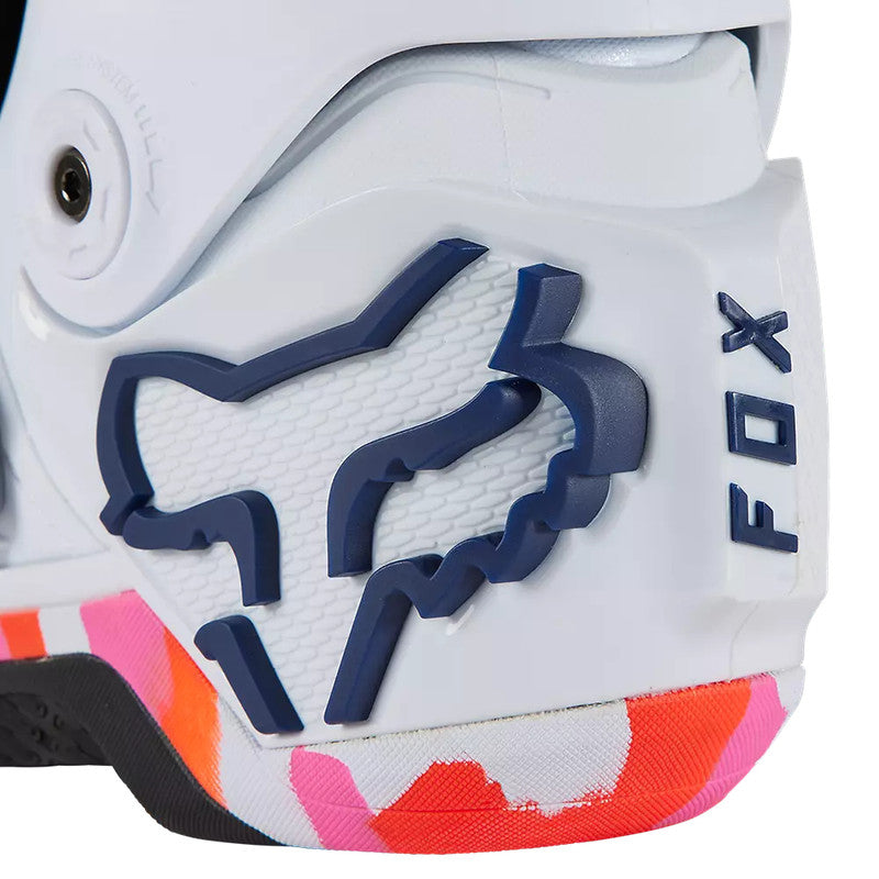 FOX Botas Moto Instinct Ryvr Edicion Limitada Blanco/Azul/Rosado - Rideshop